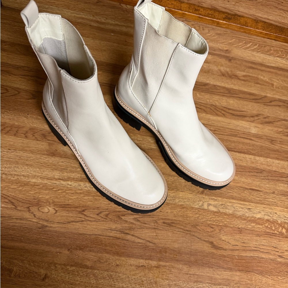 Elegant White Ankle Boots for Women